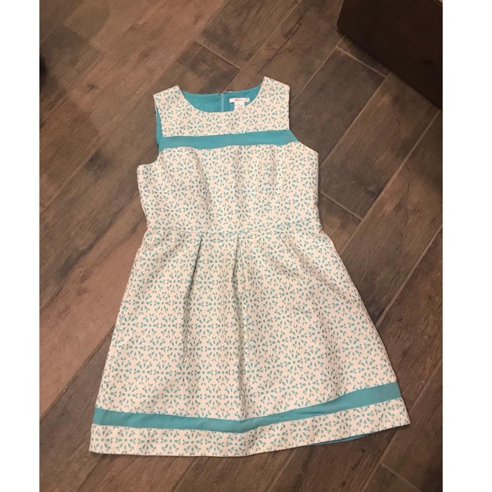 White and blue Esley dress